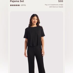 Black Pajama Set